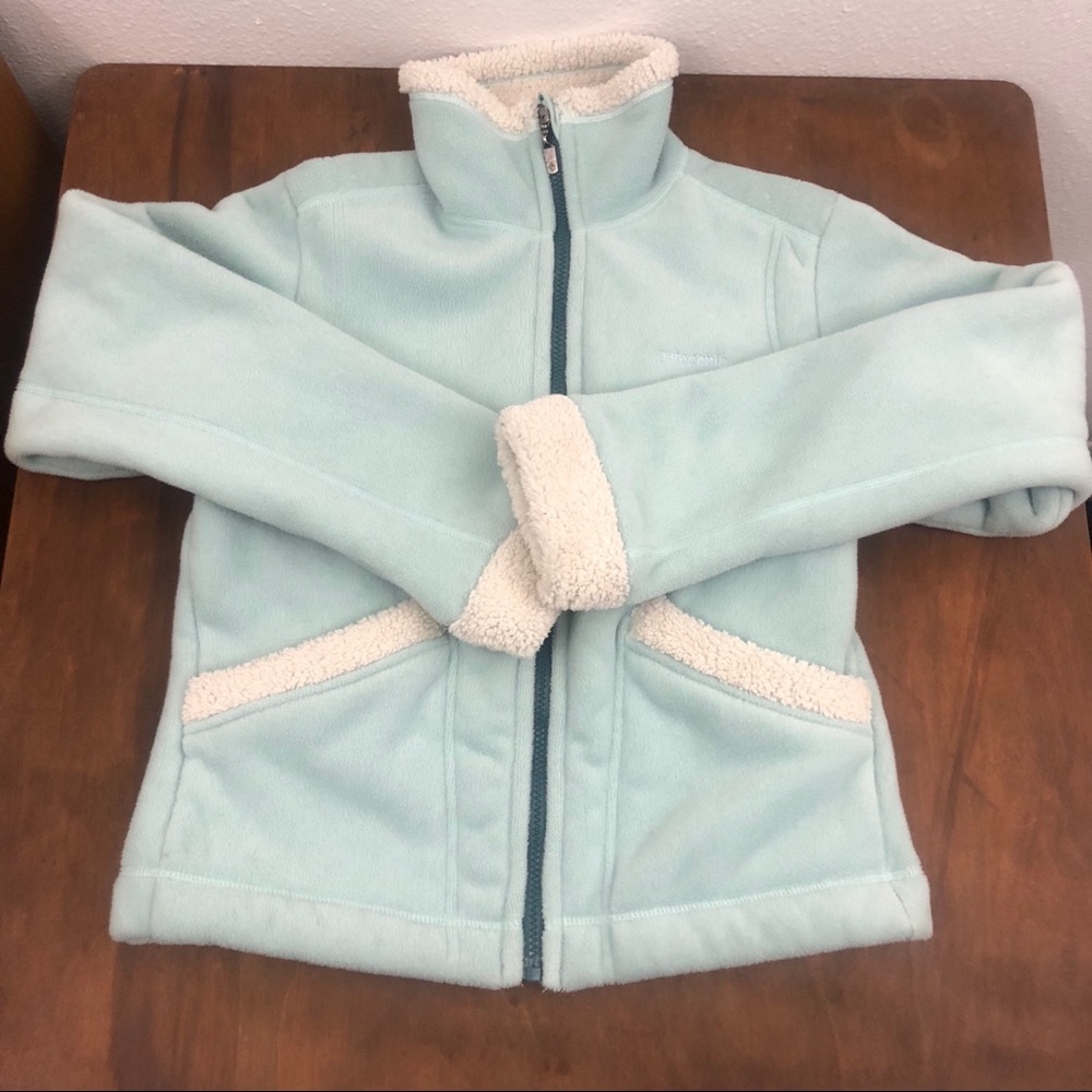 Patagonia synchilla fleece baby powder blue